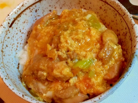 めんつゆで作るかんたん親子丼